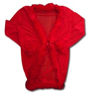 Windsor Y2K Feather Trimmed Cardigan